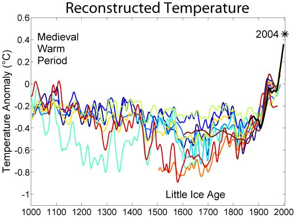 1000 year temperature