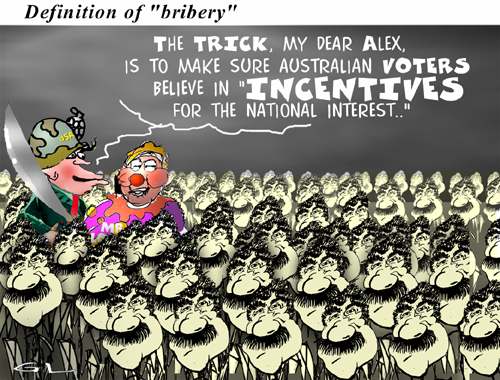 AWB Bribery cartoon